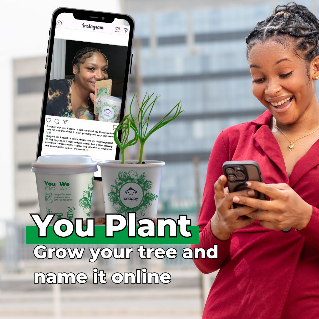 Pack of 10 Tree Kit Cups, We Plant 100 More Trees